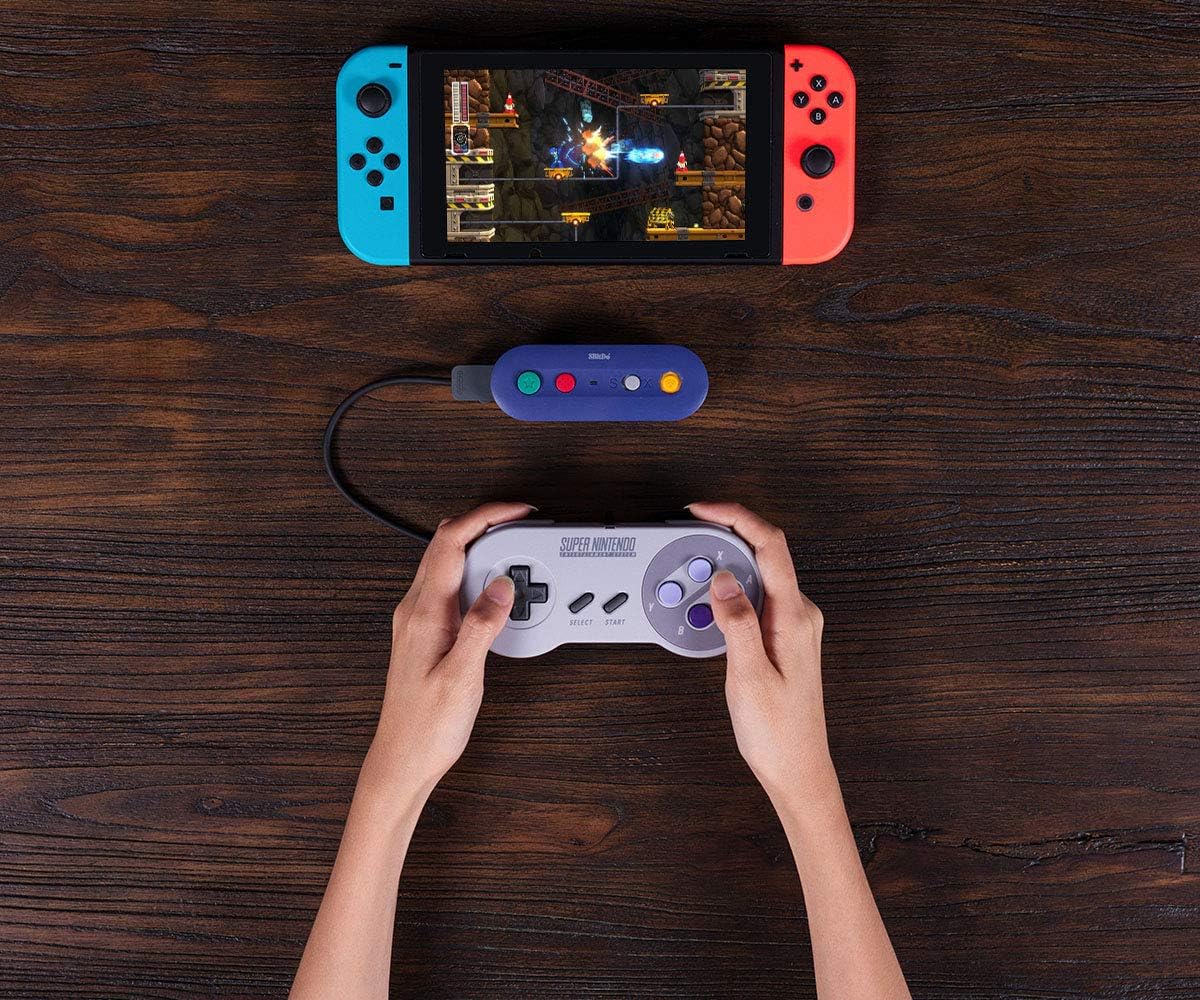 Adaptador inalámbrico 8Bitdo Gbros para Nintendo Switch (compatible con mandos con cable de GameCube y Classic Edition) - Nintendo Switch