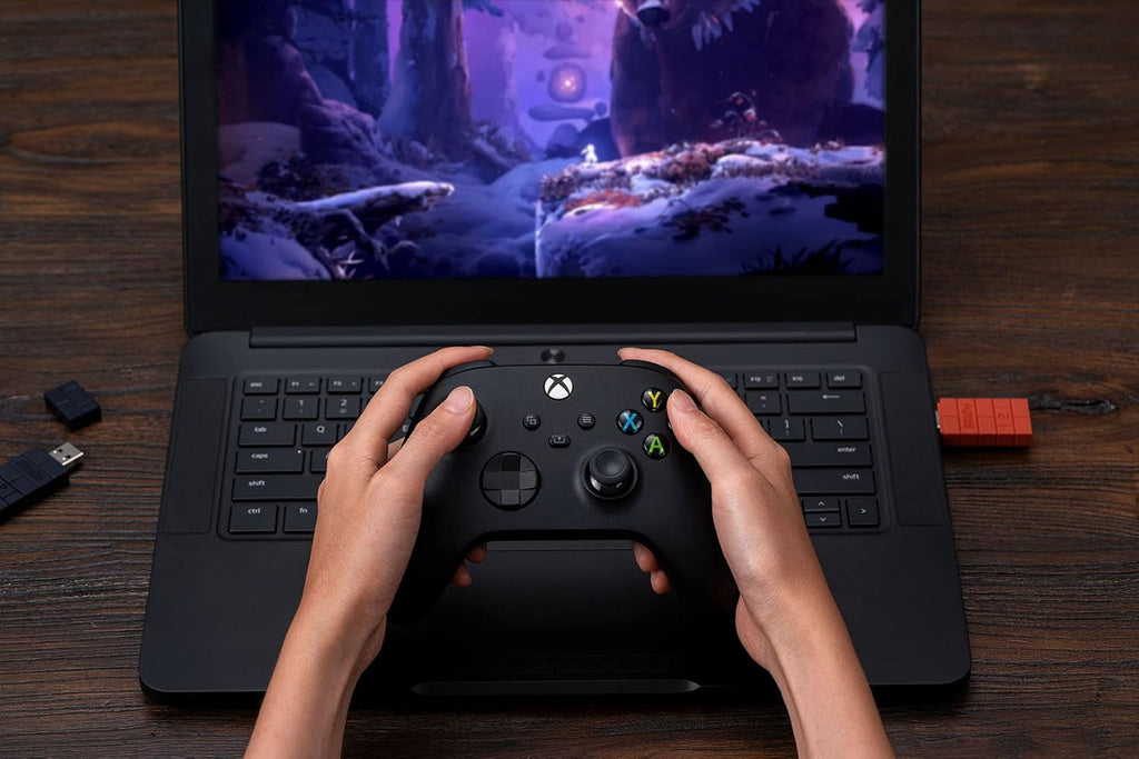 8BitDo Adaptador USB inalámbrico 2 para Switch/Switch 2, Windows PC, Mac y Raspberry Pi, compatible con el controlador Xbox Series X y S, controlador Bluetooth Xbox One, Switch Pro y controlador PS5