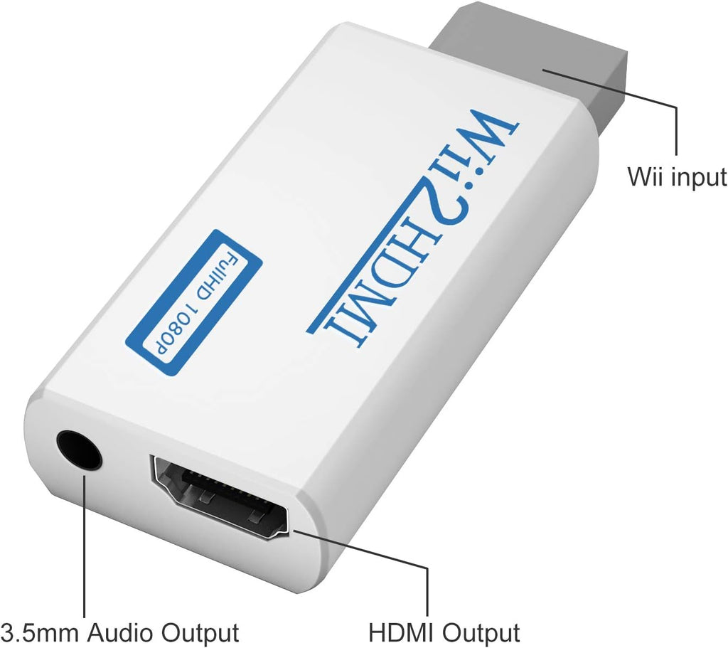 ADAPTADOR DE VIDEO PARA WII AV A HDMI