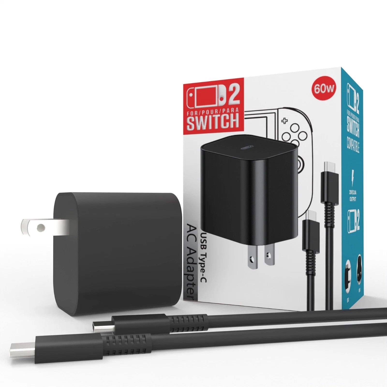 CARGADOR GENERICO PARA NINTENDO SWITCH 2