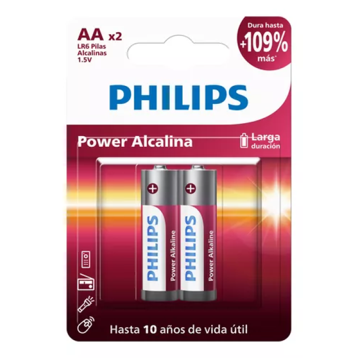 BATERIA AA PHILIPS POWER ALKALINE