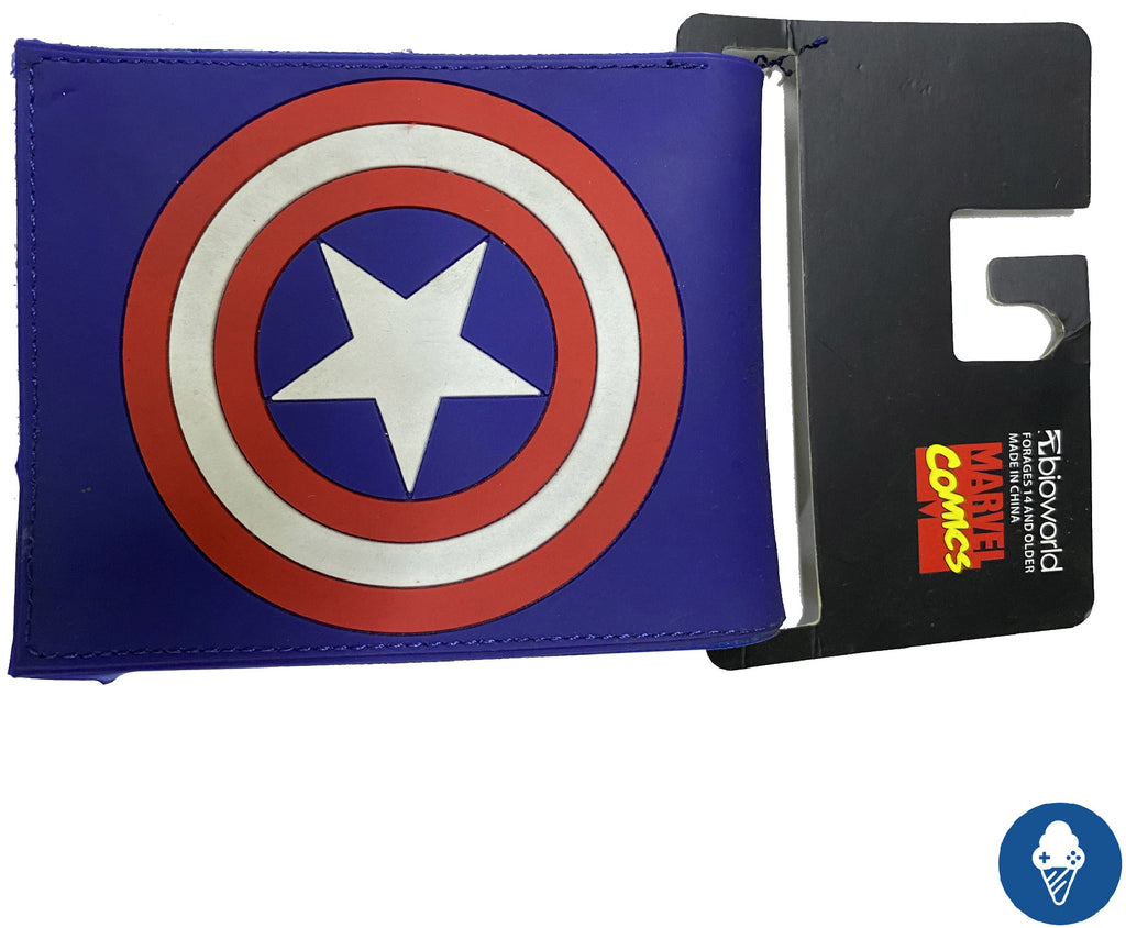 BILLETERA - ESCUDO CAPITAN AMERICA