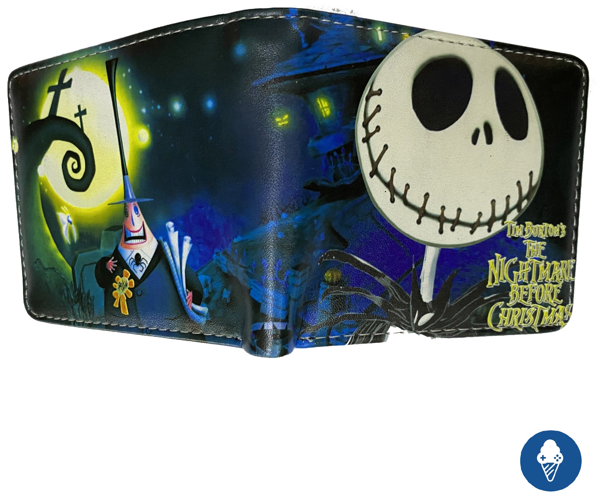 BILLETERA THE NIGHT BEFORE CHRISTMAX AZUL