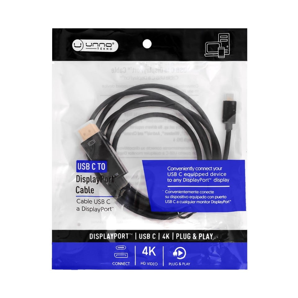CABLE USB C A DISPLAYPORT | 6 PIES