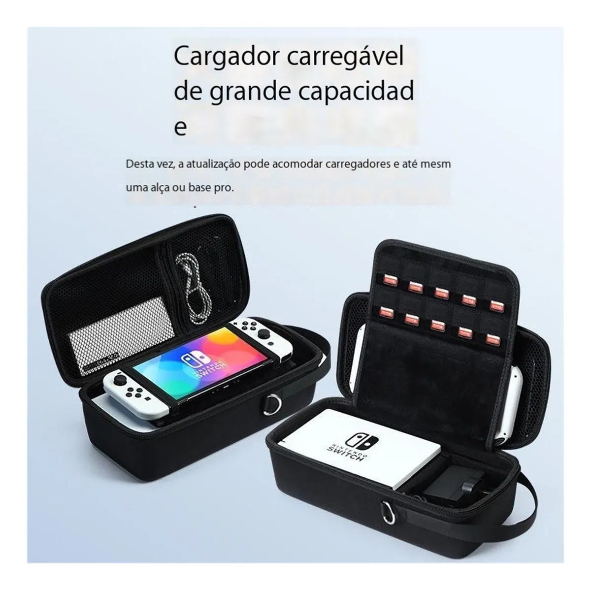 ESTUCHE GRANDE NINTENDO SWITCH SPLATOON MORADO