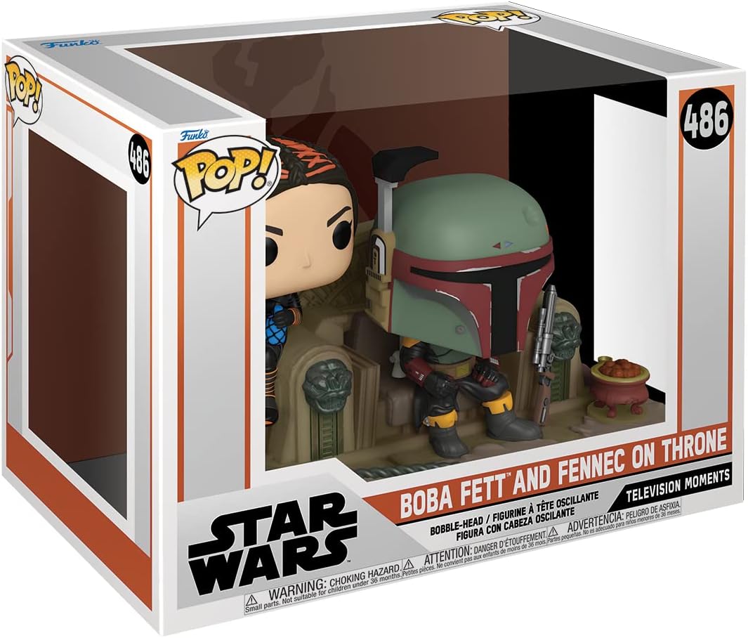 FUNKO POP BOBA FETT AND FENNEC ON THRONE - STAR WARS 486