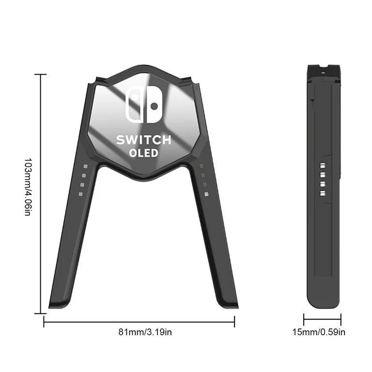 CARGADOR + GRIP PARA JOY-CON NINTENDO SWITCH