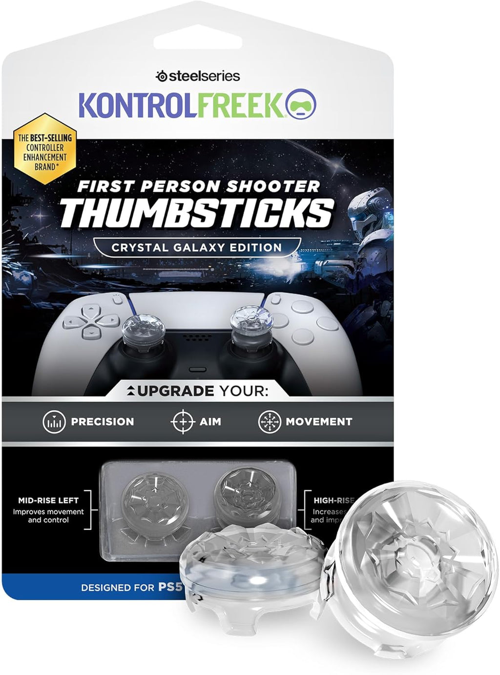 KONTROLFREEK CRYSTAL GALAXY EDITION - PS4/PS5