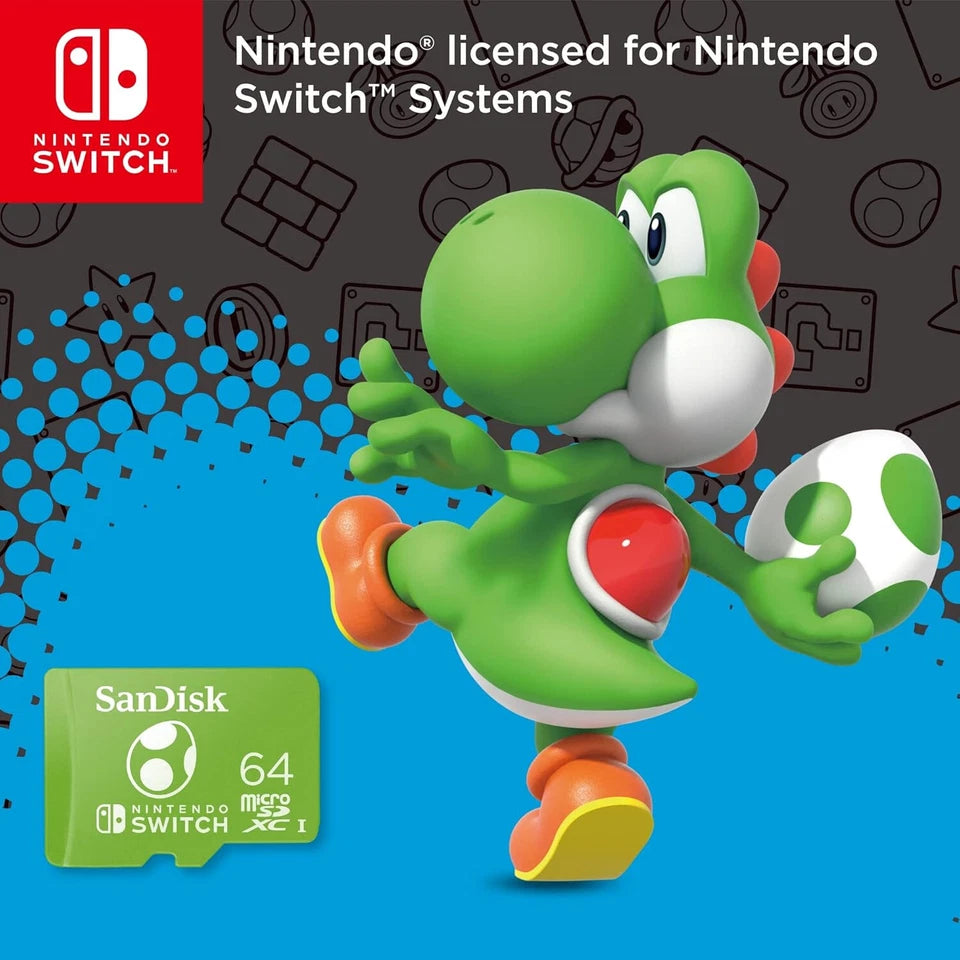 MICRO SD YOSHI 64GB - NINTENDO SWITCH