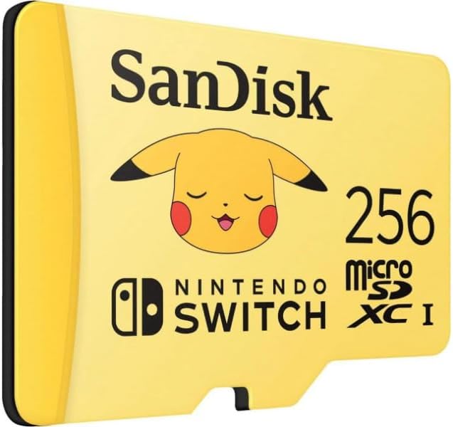 MICRO SD SANDISK PIKACHU 256 GB
