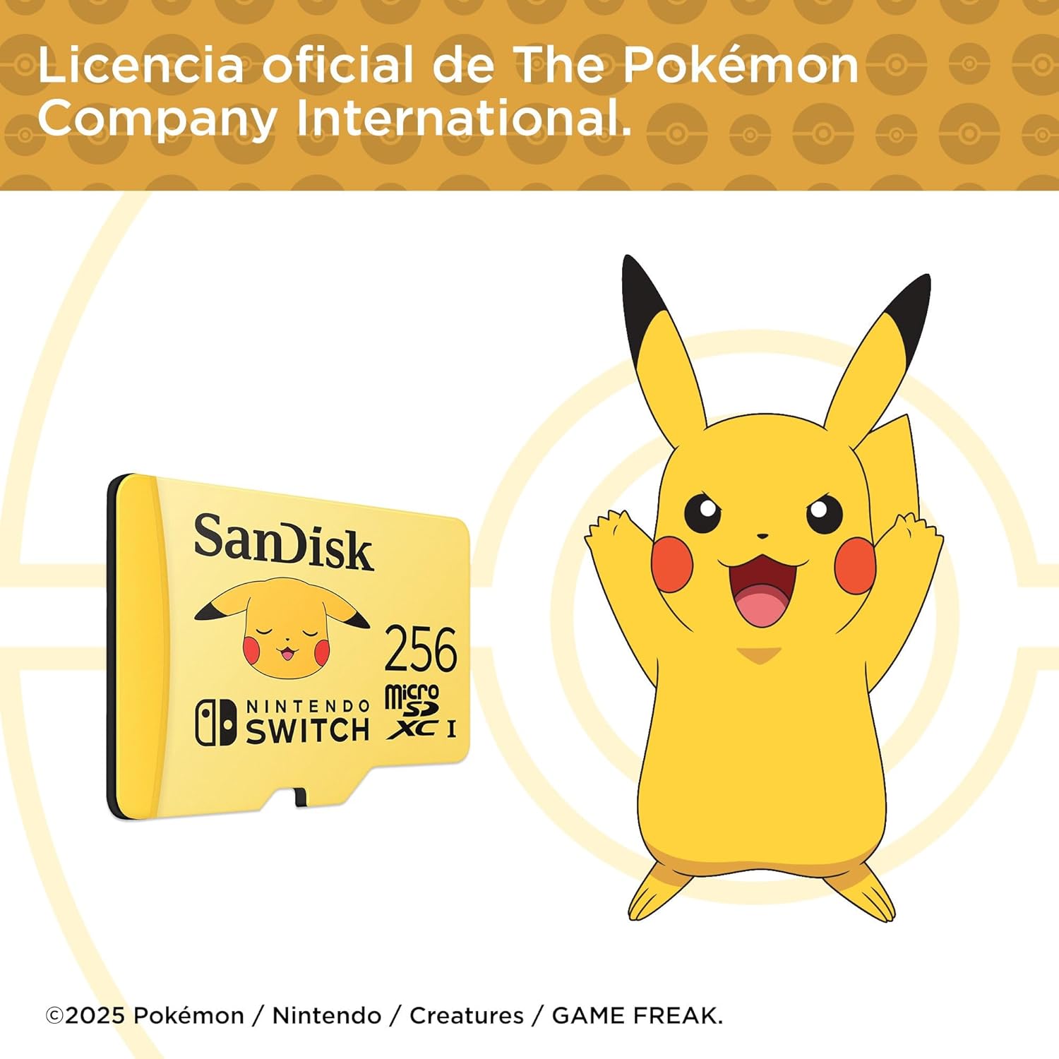 MICRO SD SANDISK PIKACHU 256 GB