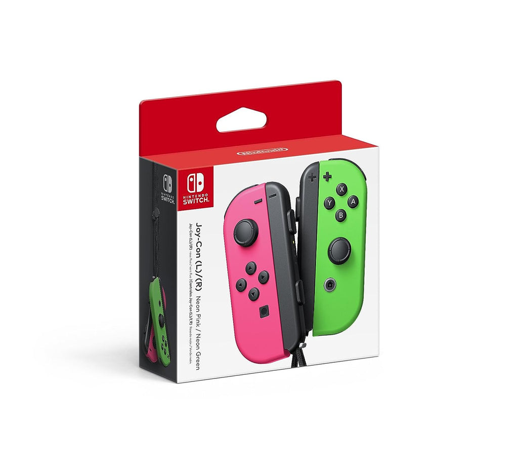 JOY-CON ORIGINALES ROSADO / VERDE - NINTENDO SWICTH