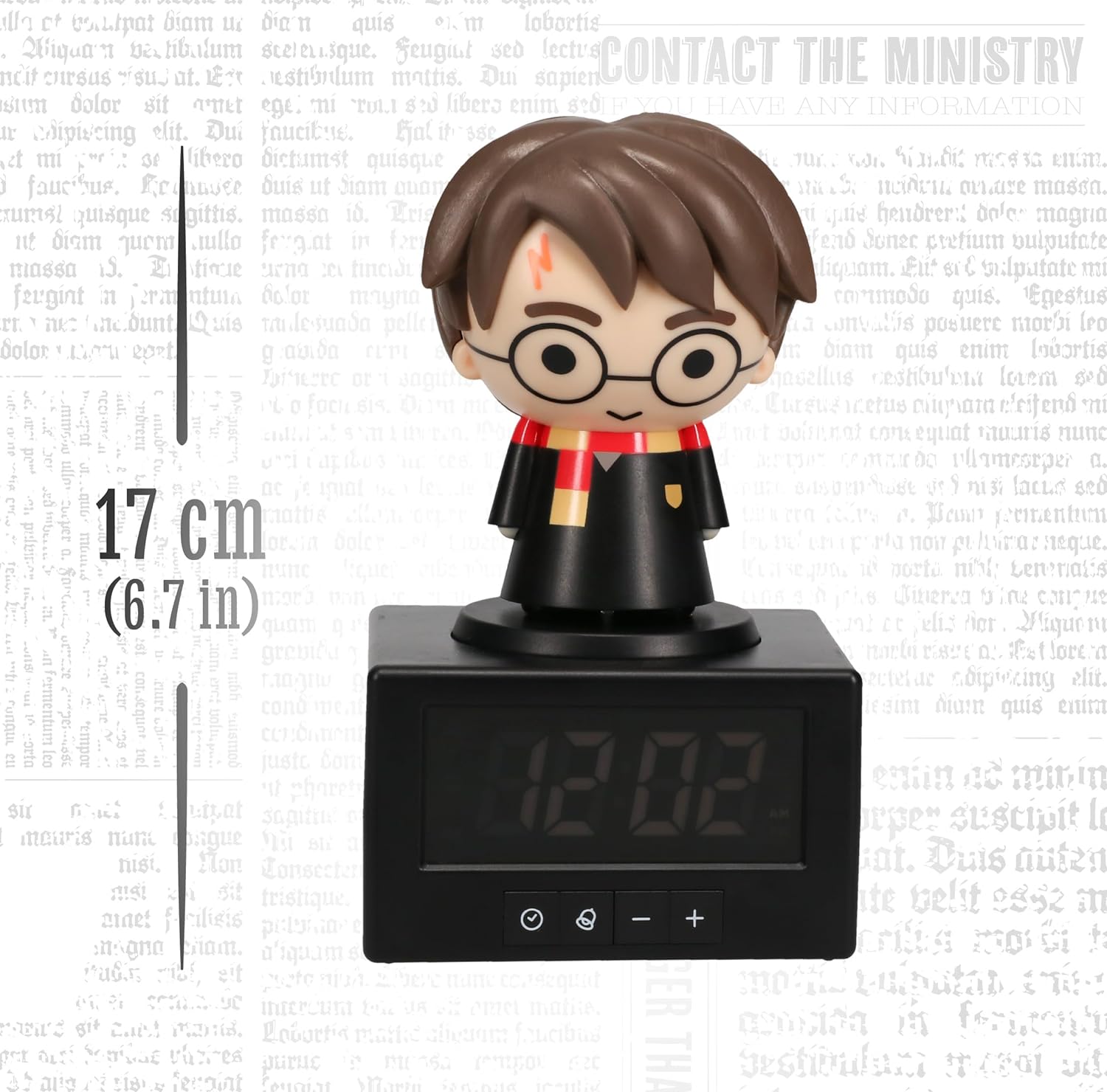 RELOJ DESPERTADOR HARRY POTTER