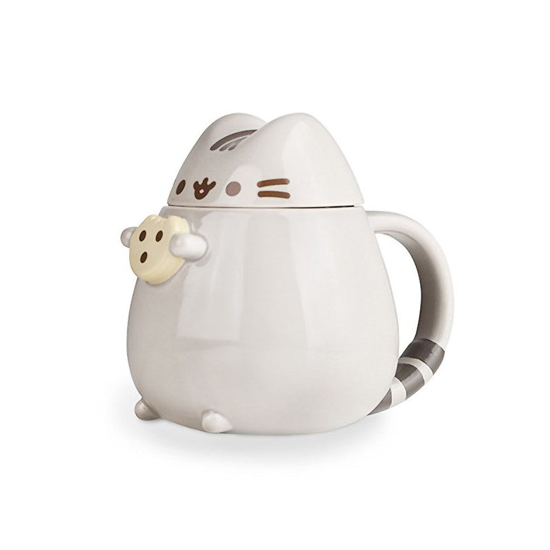 TAZA PUSHEEN CON TAPA