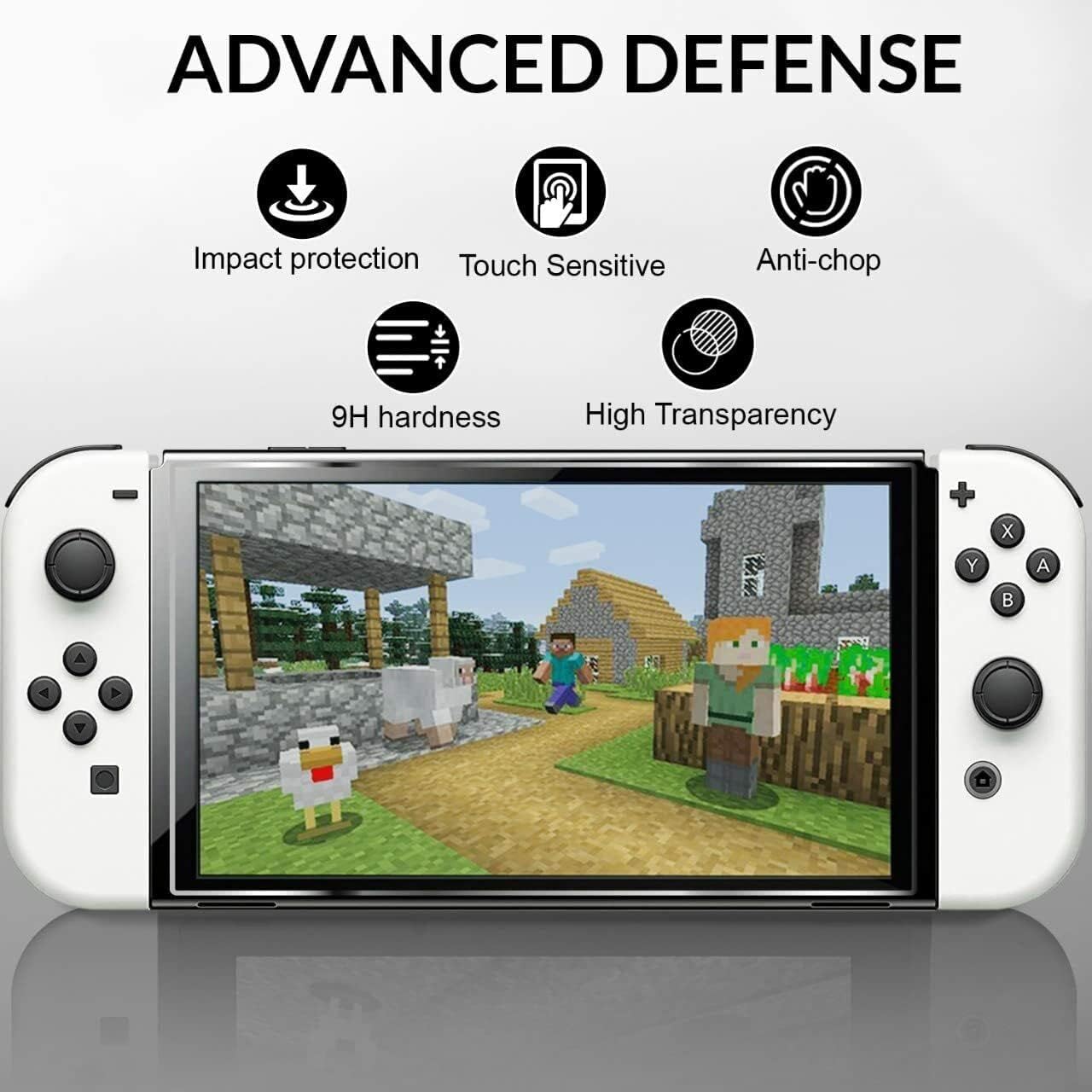 TEMPERADO NINTENDO SWITCH OLED (2 PCS)