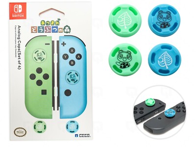 THUMB GRIPS SET DE 4 UNIDADES ANIMAL CROSSING (JOY-CON) - NINTENDO SWITCH 1 / 2