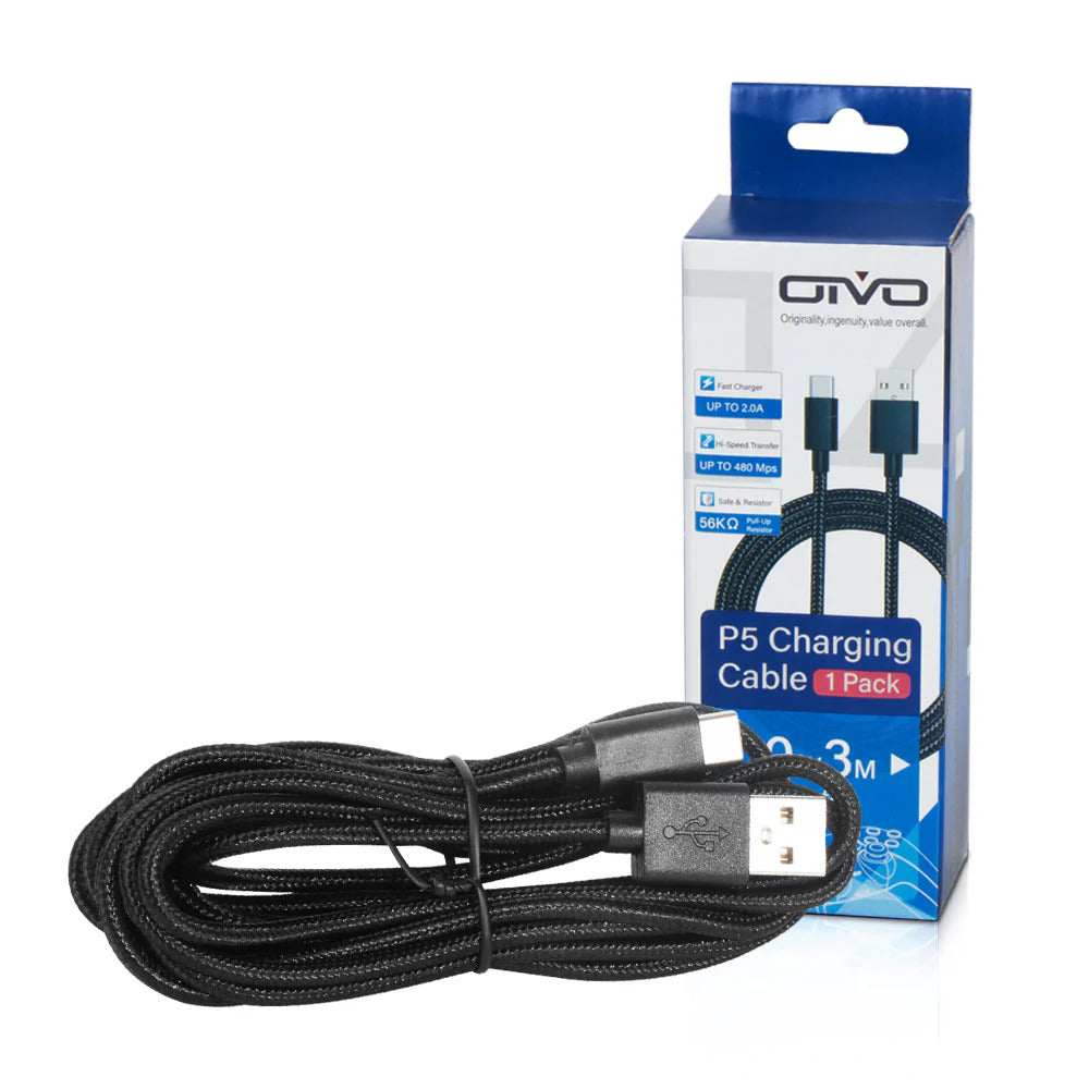 CABLE USB/C CARGA Y DATOS CONTROL PS5