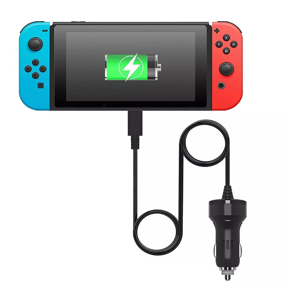 ADAPTADOR DE CARRO PARA NINTENDO SWITCH