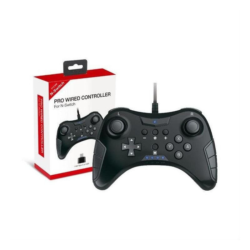 CONTROL CON CABLE COMPATIBLE CON NINTENDO SWITCH
