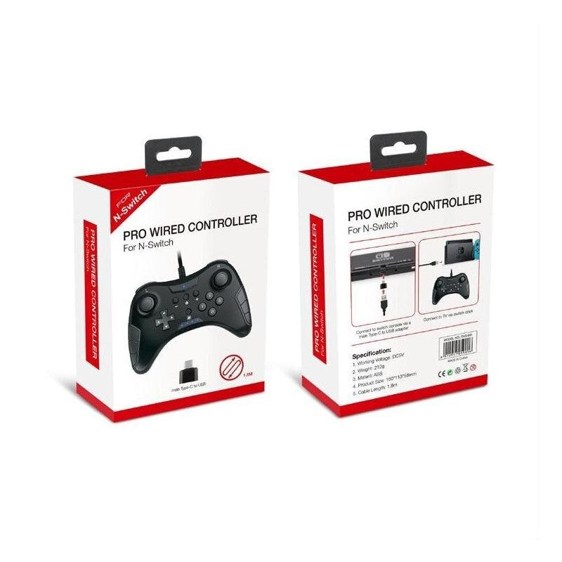 CONTROL CON CABLE COMPATIBLE CON NINTENDO SWITCH
