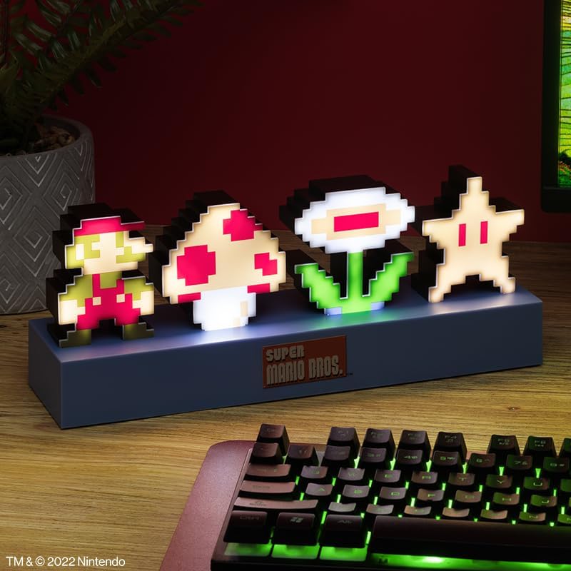 ROTULO LUMINOSO MARIO BROS ICONS