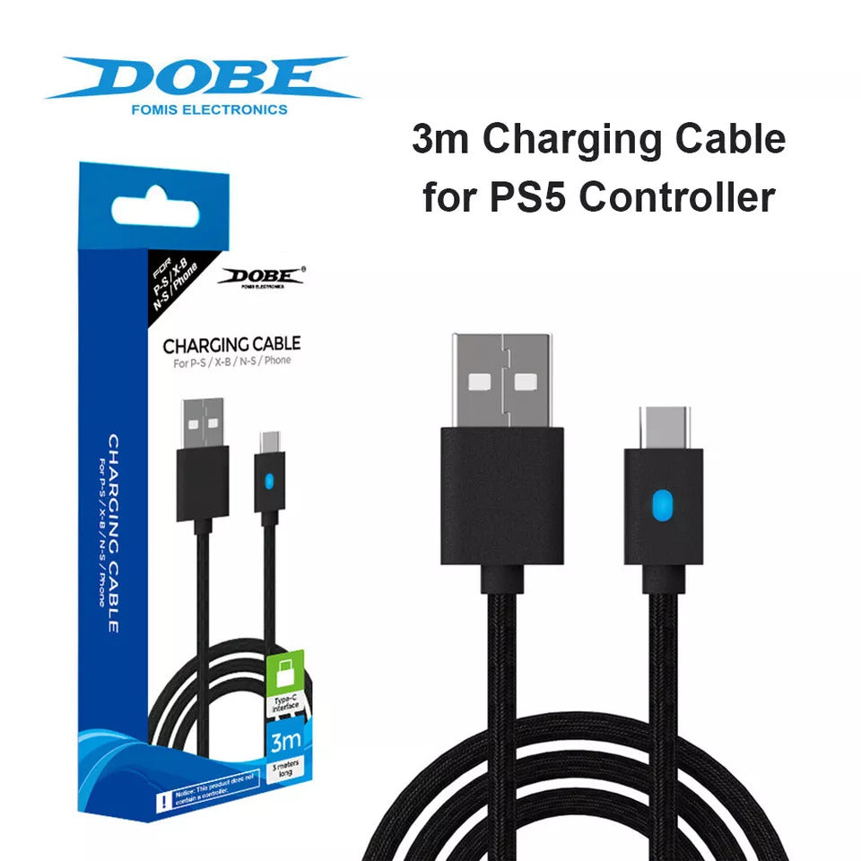 CABLE USB/C CARGA Y DATOS CONTROL PS5
